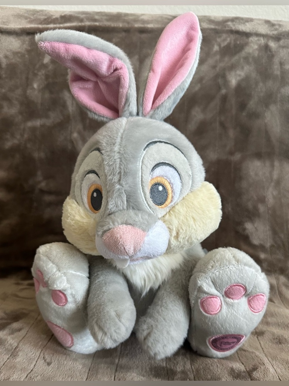 Disney Store Bambi Thumper 13” Plush - Stamped Foot